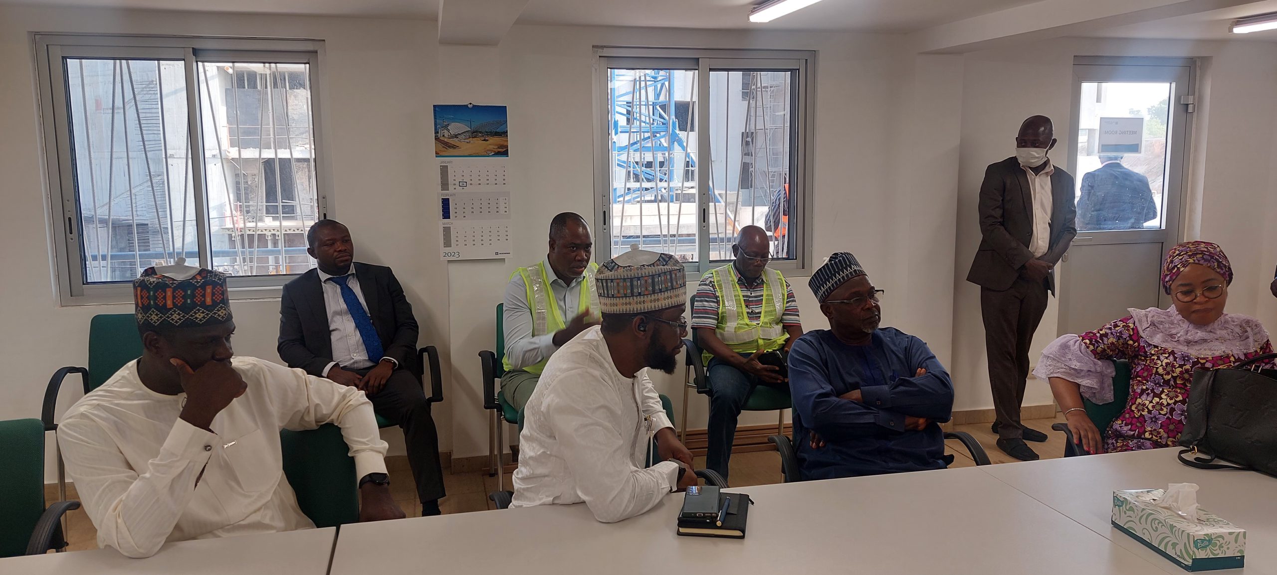 Photonews: The NUPRC Board Chairman Malam Isa Modibbo with the Commission Chief Executive Engr Gbenga Komolafe FNSE in company of the project management team paid a visit to the “BARREL” to inspect and ascertain the level of work at the project site.