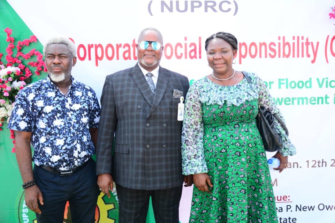 NUPRC DISTRIBUTES RELIEF MATERIALS TO VICTIMS AFFECTED BY FLOOD IN IMO STATE