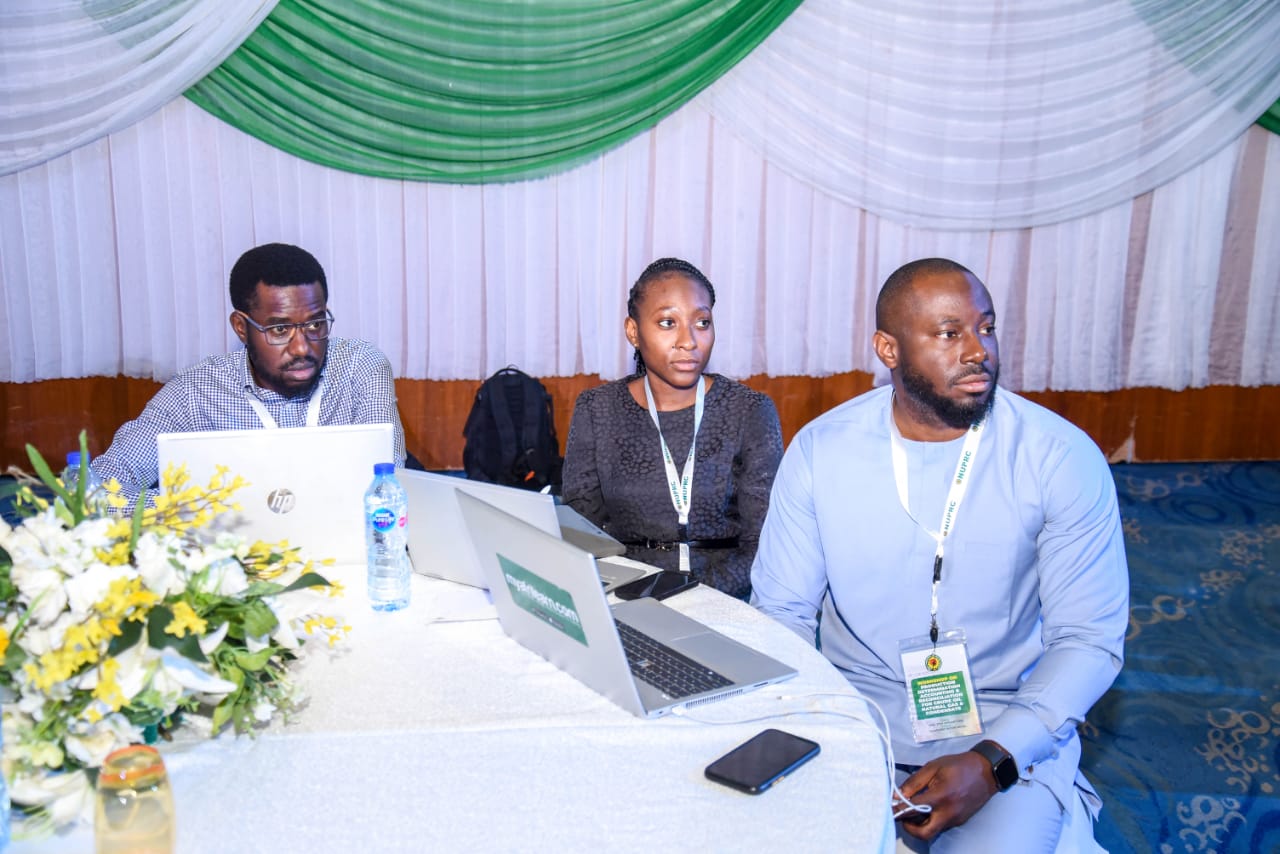 Photonews from the ongoing Two days Workshop on Production Determination, Accounting and Reconciliation for Crude Oil, Natural Gas and Condensate organised by the Nigerian Upstream Petroleum Regulatory Commission at Transcorp Hilton Hotel, Abuja.
