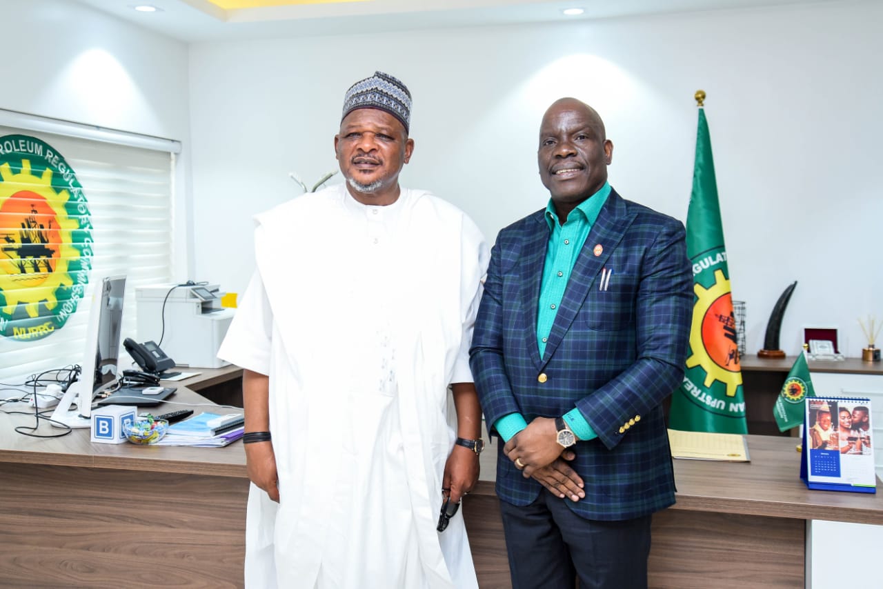 The Honourable Minister of State for Power, Prince Goddy Jedy-Agba paid a courtesy visit to the Commission Chief Executive NUPRC Engr. Gbenga Komolafe to discuss areas of mutual interest and collaboration  to improve the National economy.