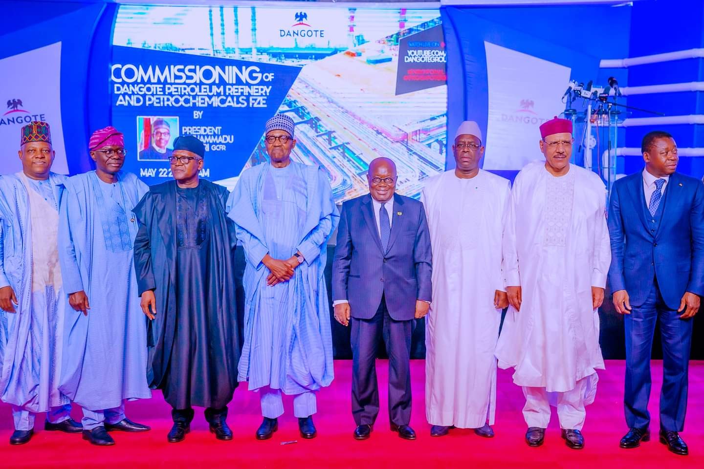 Photo News from the Commissioning of the Dangote Refinery & Petrochemicals Plant