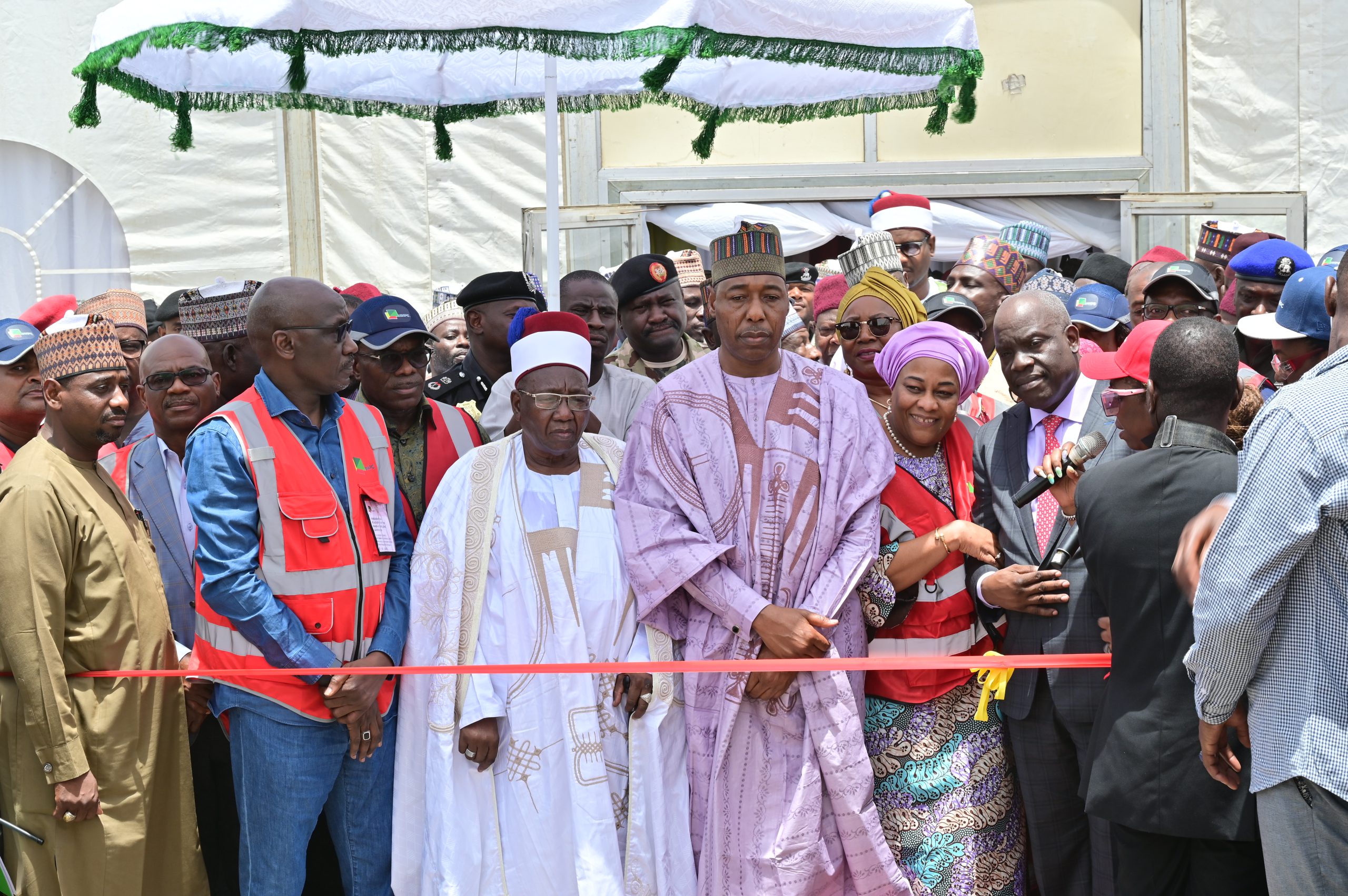 Photo News: Official Spudding of Wadi-B Exploratory/Appraisal well in OPL 732 by NNPC Limited at Jere Local Government Area, Borno State
