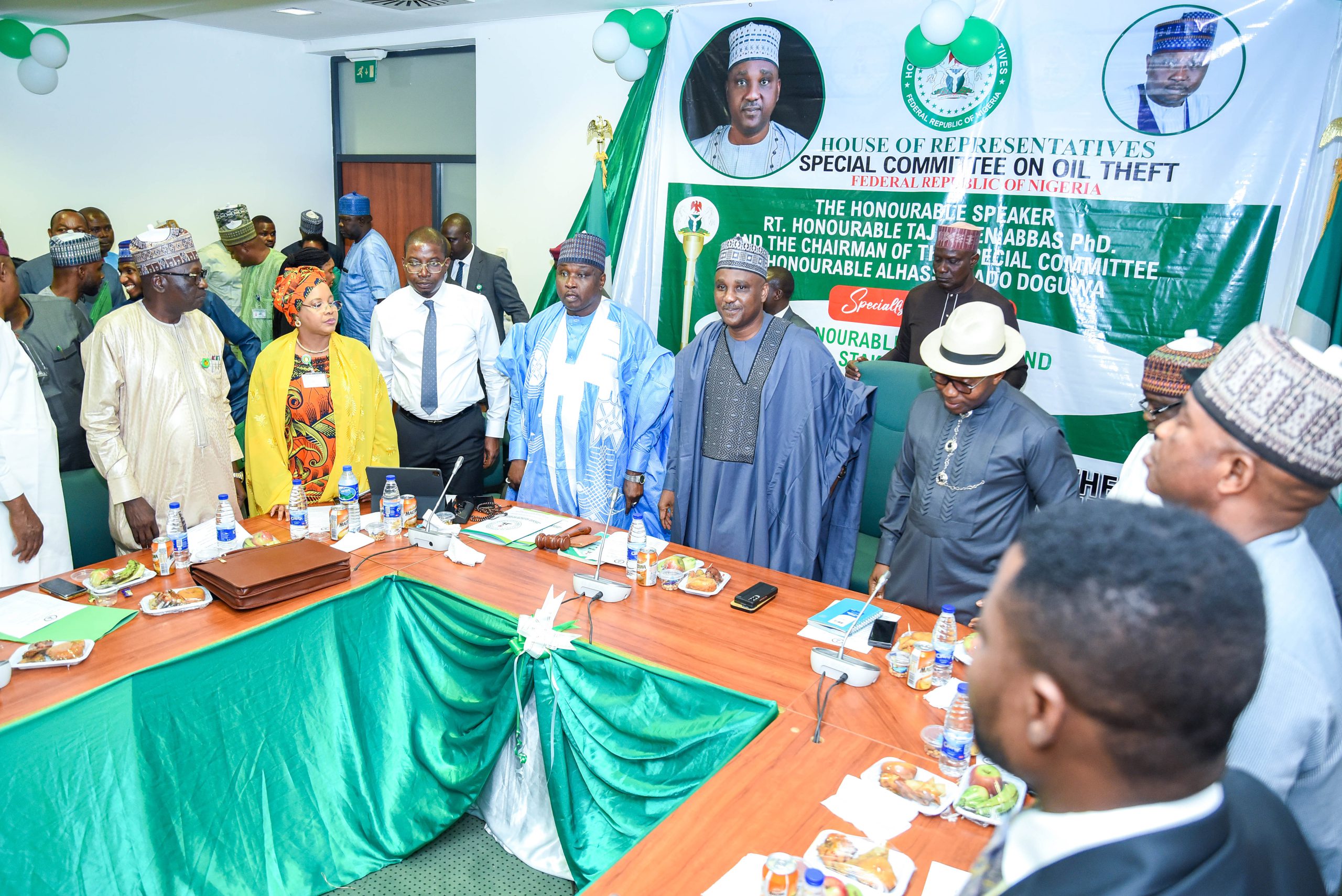 nauguration of the Special Committee on Oil Theft at the National Assembly